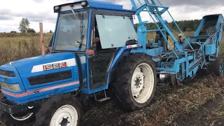 Картопляний комбайн KARLIK переобладнаний з трактором ISEKI TA527F