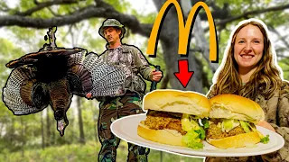 McTurkey Sandwich!!! Turkey Hunting Catch, Clean, Cook