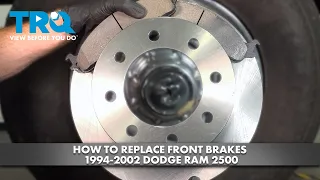 How to Replace Front Brakes 1994-2002 Dodge Ram 2500