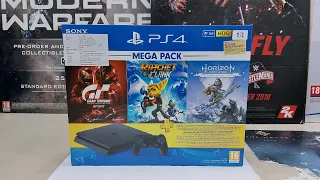 PS4 Slim 1TB Latest Indian Bundle Unboxing