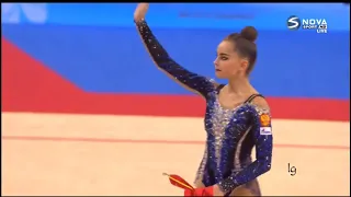 Arina Averina Ribbon AA Qualifications European Championships Varna 2021