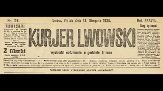 ODCINEK 1 - 13.08.1920 - "Cud nad Wisłą 1920" - Audiogazety online