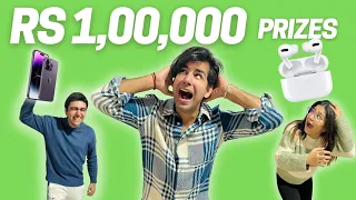 SLAP AND WIN Rs 10,00,000 PRIZES with my Friends | Rimorav Vlogs