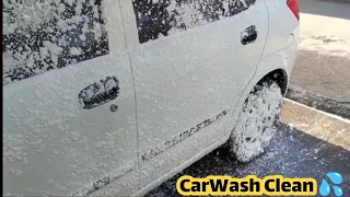 Washing a very dirty car in a car wash |Cleaning the dirtiest car in the world |car wash Satisfying