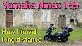 Luggage on the Yamaha Nmax
