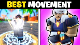 I Used The BEST MOVEMENT KITS In Roblox Bedwars..