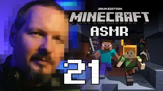ASMR PL | Relaks z Minecraftem #21 - Odprężające budowanie - most  (gameplay, szept)