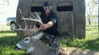 Monster Kansas Buck with bow BBD 2012 180''