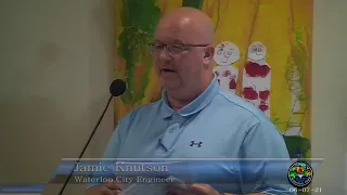 City of Waterloo City Council Meeting Regular Session - June 7, 2021