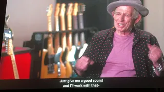 Keith Richards talks about his unmistakable signature guitar sound - Metropolitan NYC - 2019