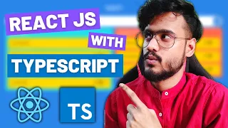 React Typescript Tutorial with Project | Learn React JS with Typescript