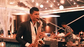 Manike Mage Hithe Saxophone by Binu Sahan at a Wedding Sri Lanka Jayani & Shamil