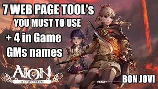 7 Helper tool's which  you have to use Aion Classic EU/RU/NA - Bonus - 4x In Game GMs Names