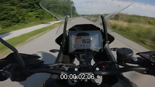 KTM 1290 SUPER ADVENTURE S 0 -100 KM/H ACCELERATION