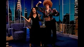 Salma Hayek Teaches Conan Disco Dance Moves | Late Night with Conan O’Brien