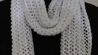 Bir yumaktan iki şişle iki günde Atkı örün✅Easy knitting scraf