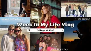 COLLEGE WEEK IN MY LIFE (VLOG) | SCAD (scad day tour, cousin visits, beach, class, gym, etc.)