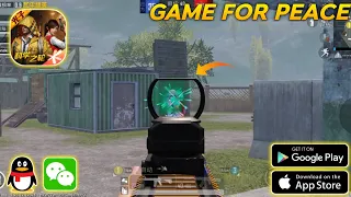 Game For Peace TDM GAMEPLAY | Chinese PUBG MOBILE GAMEPLAY | FURIOUS FIGHTER