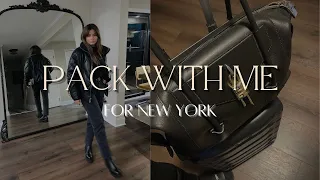 PACK WITH ME FOR NYC | Planning Outfits & Travel Packing Tips