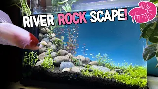 River Rock Nano Aquascape! Aquatop Pisces Scape Competition 2022 (GIVEAWAY)