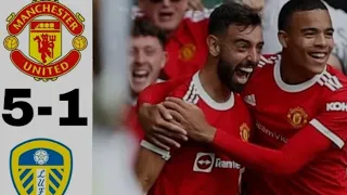 Highlights Manchester United vs Leeds | English Premiere League EPL 2021 | MU 5-1 Leeds