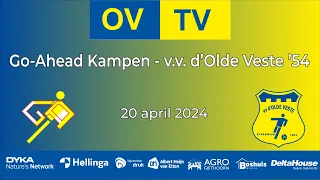 Go-Ahead Kampen - v.v. d'Olde Veste '54 20-04-2024