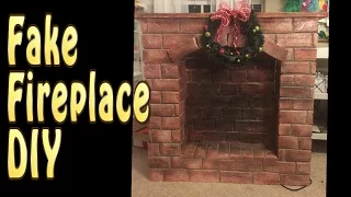 Craft DIY : Fake Fireplace Tutorial / Dani Tutorials