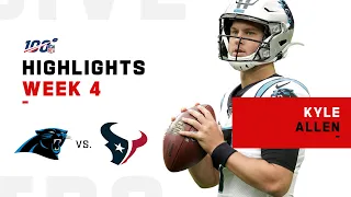 Kyle Allen Highlights vs. Texans | NFL 2019