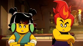 All Dragonfruit (Red son x Mei) Moments in S1-4 | Lego Monkie Kid