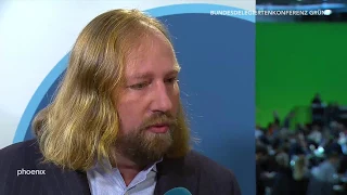 Parteitag Die Grünen: Interview mit Anton Hofreiter am 10.11.18