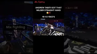 ANDREW TABITI GOT THAT WILDER STRAIGHT HAND - Mix Fighting