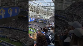 LA Rams SOFI stadium view from section 512