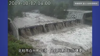 令和元年東日本台風 尾白川第三砂防堰堤