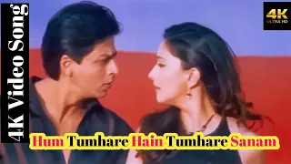 Hum Tumhare Hain Tumhare Sanam | 4K HD Video | Shahrukh Khan, Madhuri Dixit | Udit Narayan |