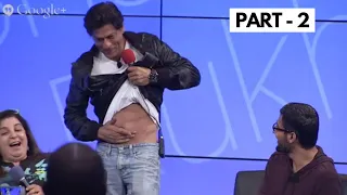 Best of Shahrukh Khan at Google talk with Sundar Pichai | Part 2 | Motivational