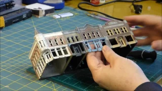 How to add interiors to your N scale buildings