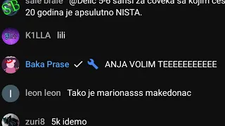 PRVI RAZGOVOR ANJE BLA I BAKE PRASETA NAKON RASKIDA