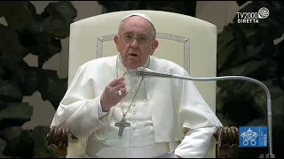 Papa Francesco, Udienza Generale del 23 marzo 2022