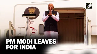 Prime Minister Narendra Modi leaves for India after attending 20th ASEAN-India Summit