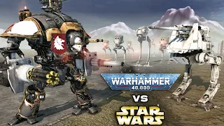 WARHAMMER 40K vs STAR WARS: Imperial Knights vs Galactic Empire - Men of War: Assault Squad 2