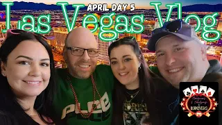 CANCELLED FLIGHTS & A HAND PAY PLUS! - Vegas Travel Vlog Day 5 - Cosmo | Tom's Urban - April 2023