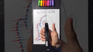 Neon technique with Acrylic Markers! #drawing