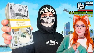 💸Можно ли Потратить 1,000,000,000 $ в GTA 5 за 24 Часа ? Реакция на Кинг Дм / King Dm
