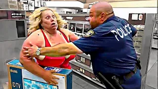 When Entitled Shoplifters Get Stopped By Cops In The Act