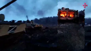 Знищені колони техніки військових РФ у районі Кам'янки Харківщині