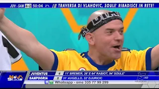 Juventus-Sampdoria 4-2 con Valerio Pavesi Telecronaca @TelenovaMSP Canale 18