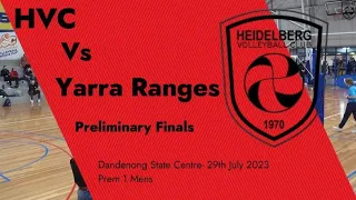 Mens Div 1 HVC vs Yarra Rangers (Preliminary Finals)