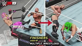 WWE 2K19 Top 10 Finishers That Have Been Used by Multiple Wrestlers! Part 3