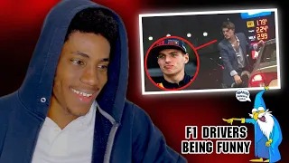 F1 Drivers Being Funny For 9 Minutes Straight AMERICAN REACTS