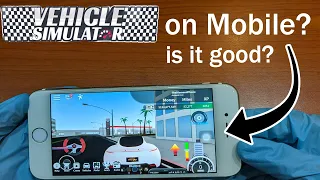 Playing Roblox Vehicle Simulator on MOBILE!